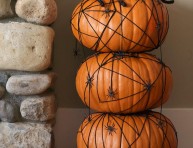 imagen Componer un topiario de calabazas para halloween