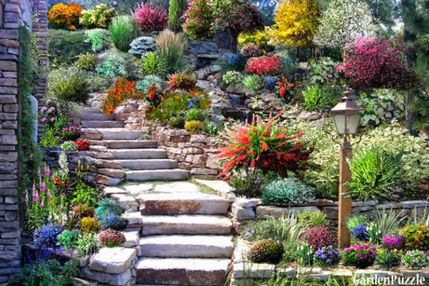 10 ideas con piedras para el jardín