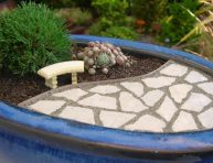 imagen Construir un patio en tu jardín en miniatura