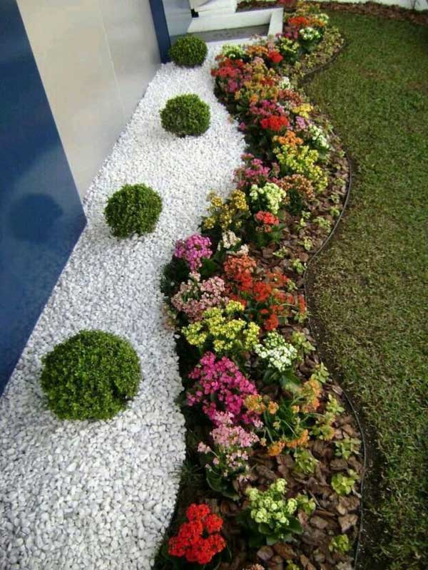 Marchini Materiales - Ideas para decorar tu jardines y caminos con Piedra  Blanca.